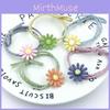 Trendy Ins Women Daisy Flower Hair Rope Headband With Comfortable High-elastic Rubber Band