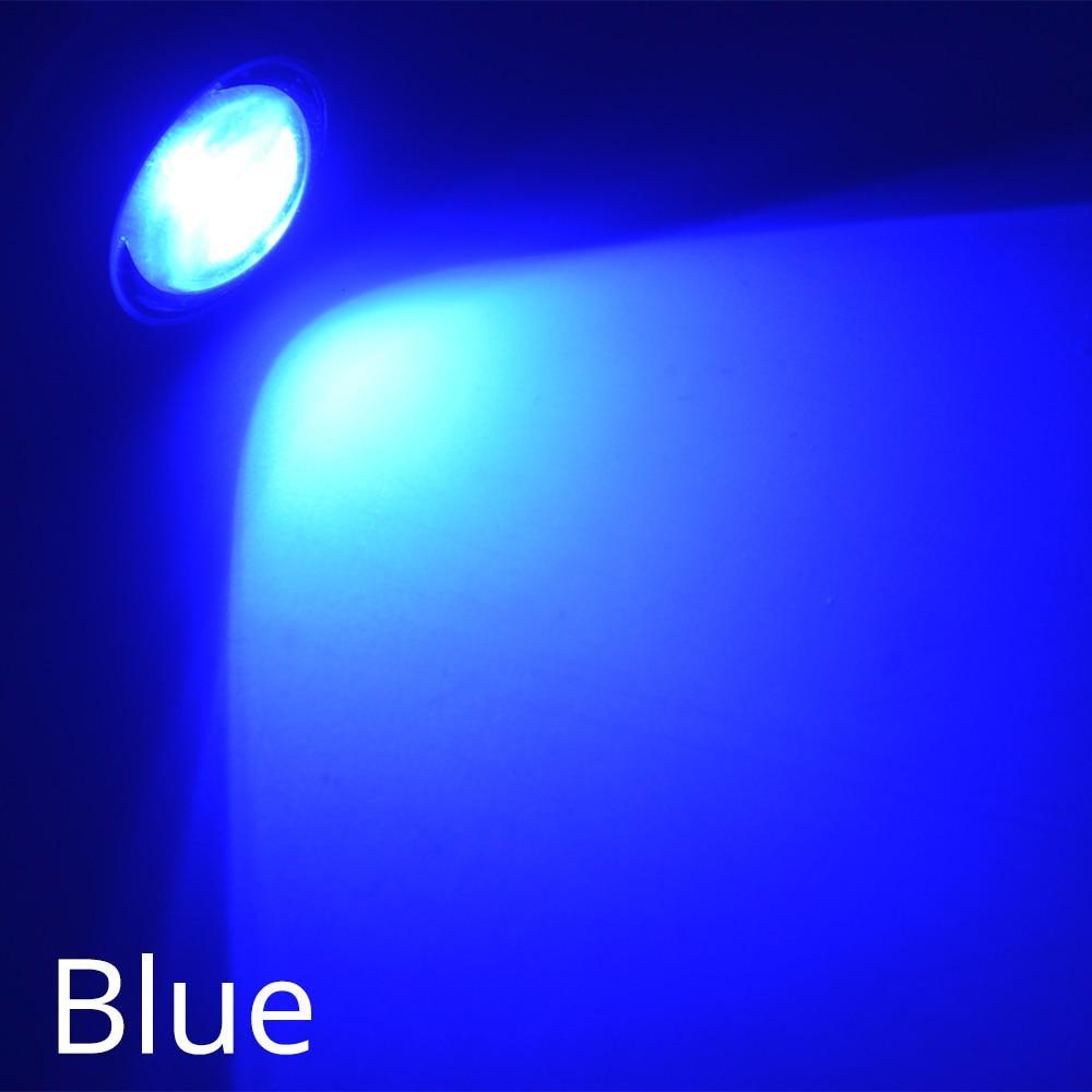 2 stk Ny 18MM bil Eagle Eye Silver Shell DRL Led Kjørelys LED 12V Backup Rygge parkeringssignal Biler Lampe