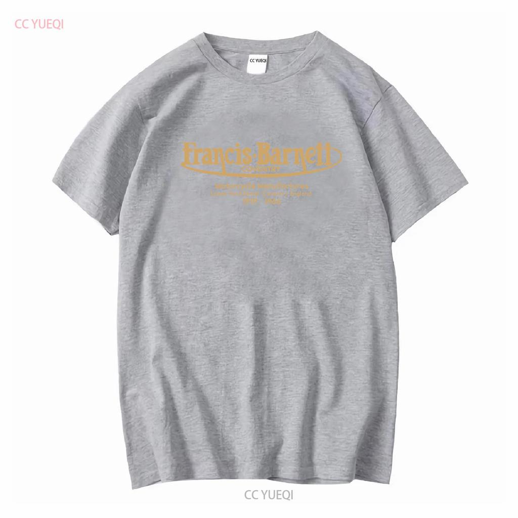 Francis Barnett T Shirt Classic Motorcycle Biker Cafe Racer Chopper Vintage Bike Vintage Washed Slightly Comfortable Soft Homme