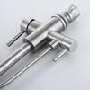 Nickel 304 Stainless Steel  Kitchen Sink Faucet Pure Water Filter Dual Handle Hot and Cold Drinking Water Mixer Taps Crane