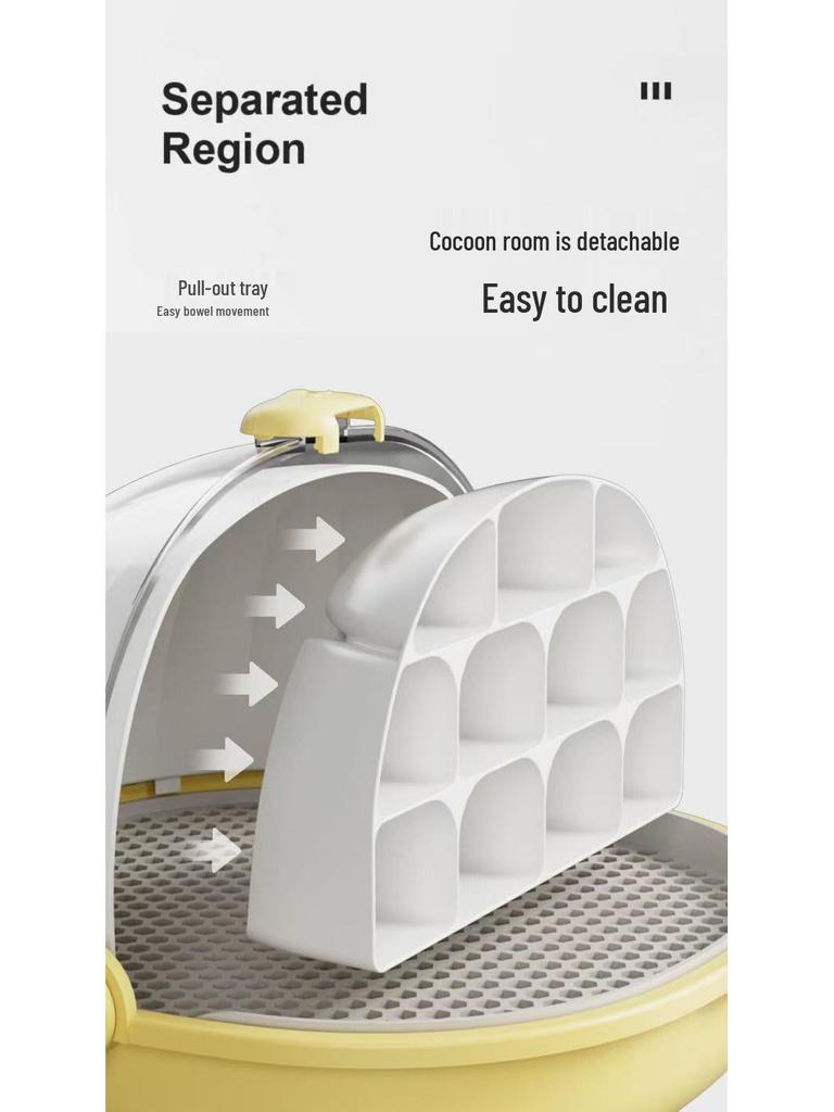 Silkworm Cocoon Space: Student Rearing Kit & Observation Box for Silkworm Growth and Egg Hatching