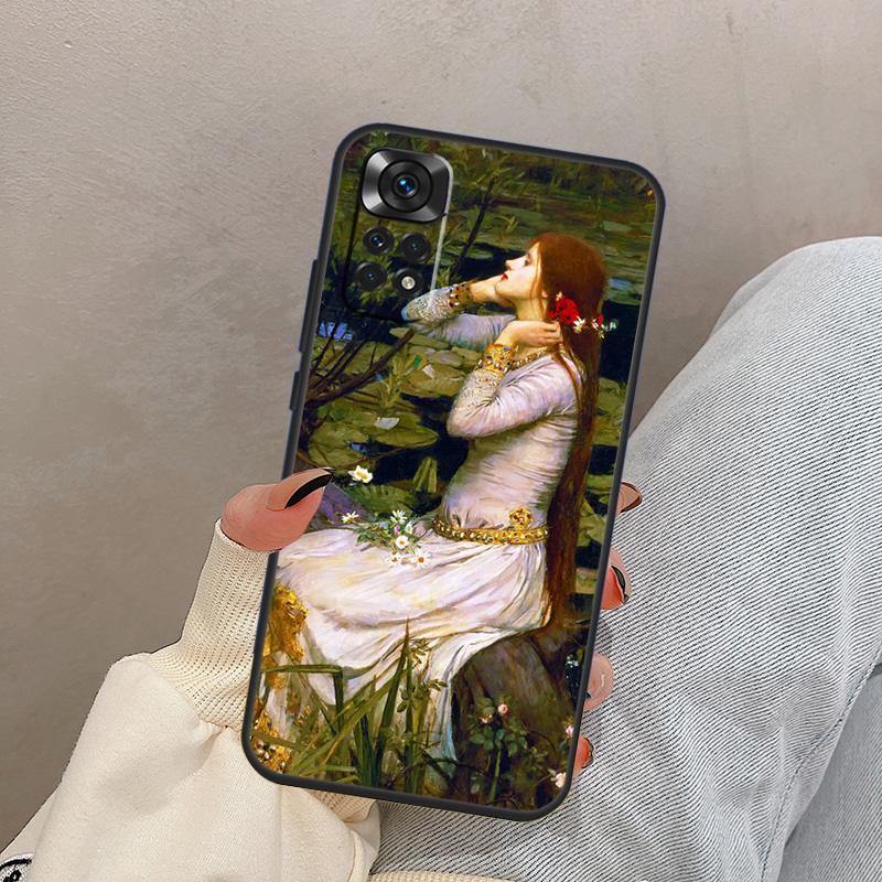 John William Waterhouse Case For Xiaomi Redmi Note 12 11 8 9 10 Pro 11S 10S 9S Redmi 12C 10C 9A 9C 9T Back Cover