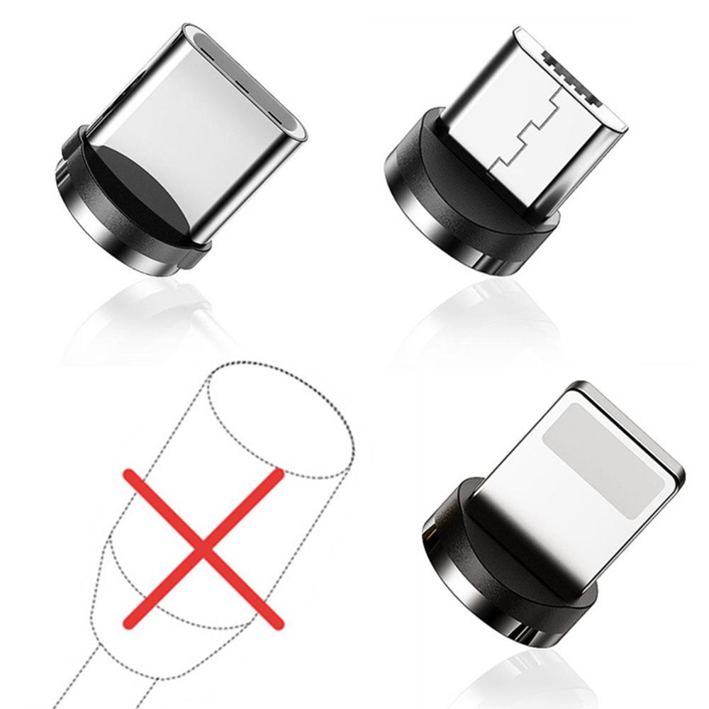

Magnetic Charging Cable Adapter: 3-in-1 Multi-Device Magnetic Suction Head