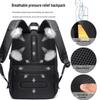 Bange Men's Backpack: Large Capacity, Breathable, Casual Laptop Bag with USB for Students