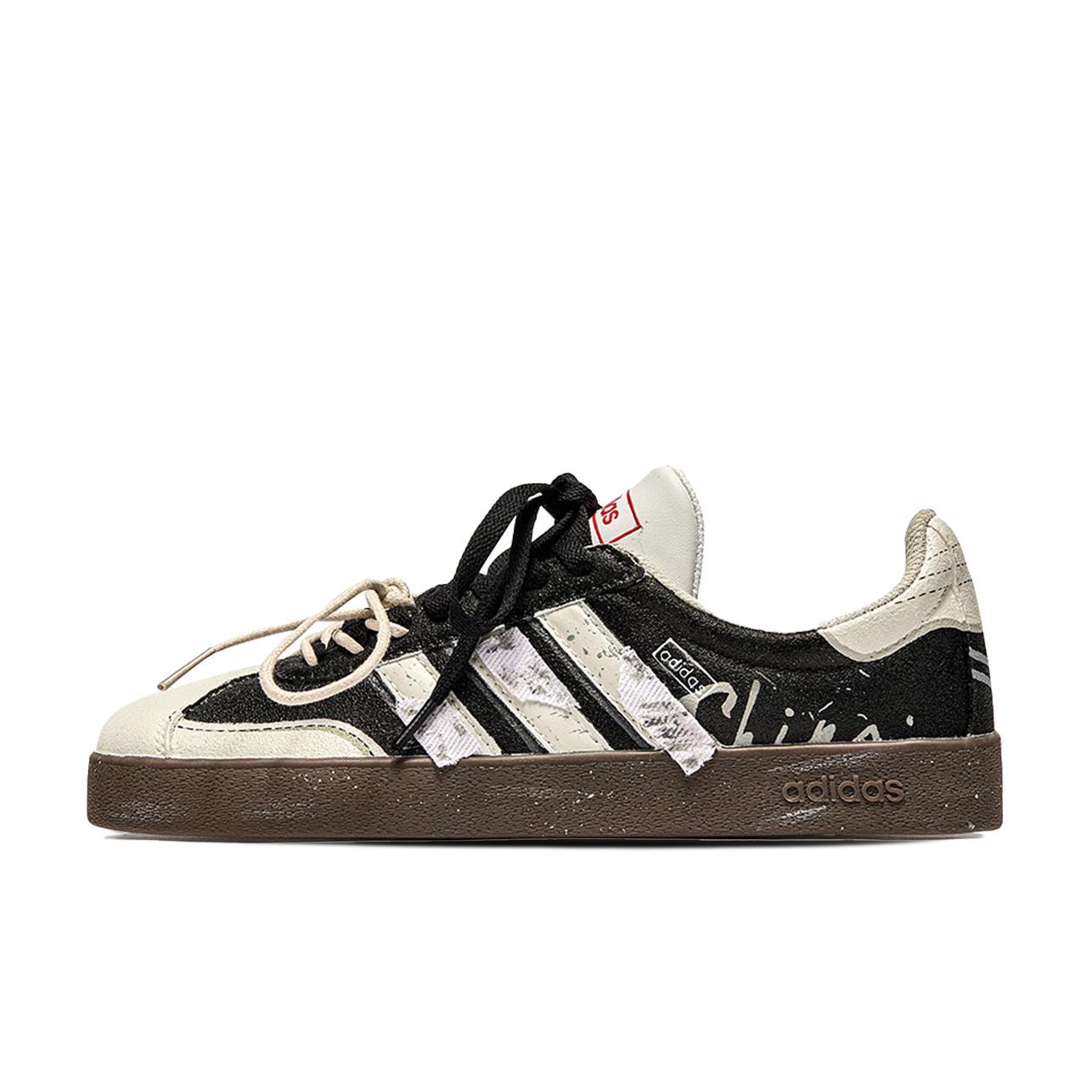 

Adidas VL COURT 2.0 IC77 Bubble Gothic Abrasion Resistant Low top Skateboard Shoes Unisex Black Brown HQ1802(Team632-) 41⅓