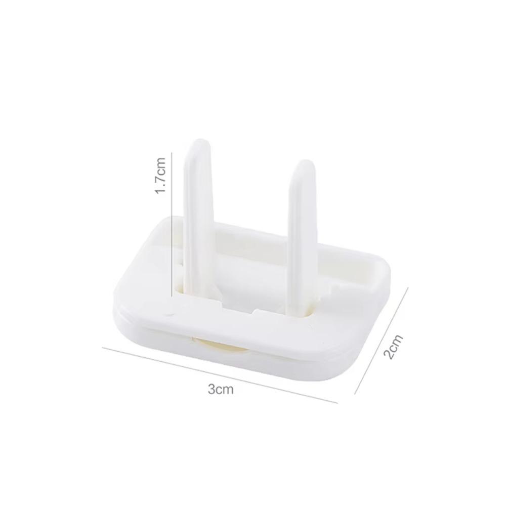 50pcs Solid Color Child Switch Socket Protector Safety Power Socket Cover  Home Electrical Safety