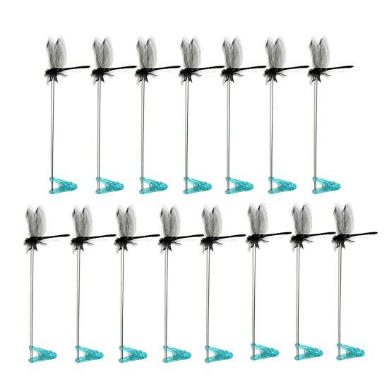 Dragonfly Clip for Insects Repellent 3D Artificial Dragonfly Hat Clip Clip-on Realistic Dragonfly for Outdoor Backyard Garden Decor