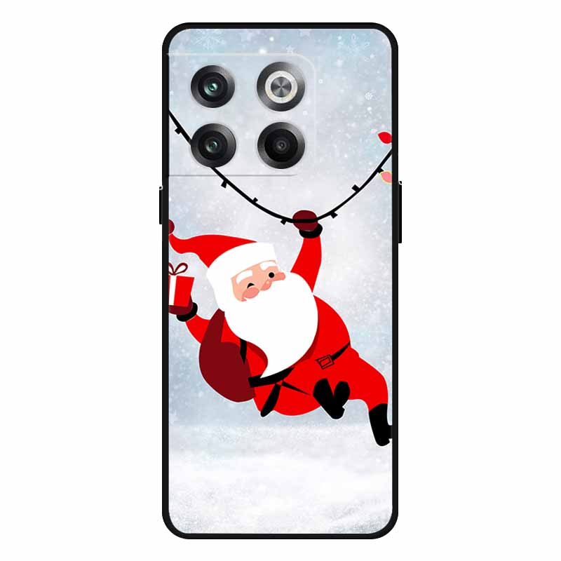 For Oneplus 10T Case 10 Pro Christmas Silicone Soft TPU Cover for Oneplus Nord N20 SE One plus ACE Pro 10T Coque New Year Gift