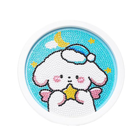Cartoon Panda Pattern Diamond Painting DIY Kids Handmade Tiled Rabbit Round Diamond Painting