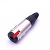 6.35mm Female 3-Pin Solder Connector Extension Cable with Locking Microphone Plug (Balanced Head)