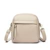 Soft leather women's bag new trendy fashion simple shoulder messenger bag light luxury texture small square bag