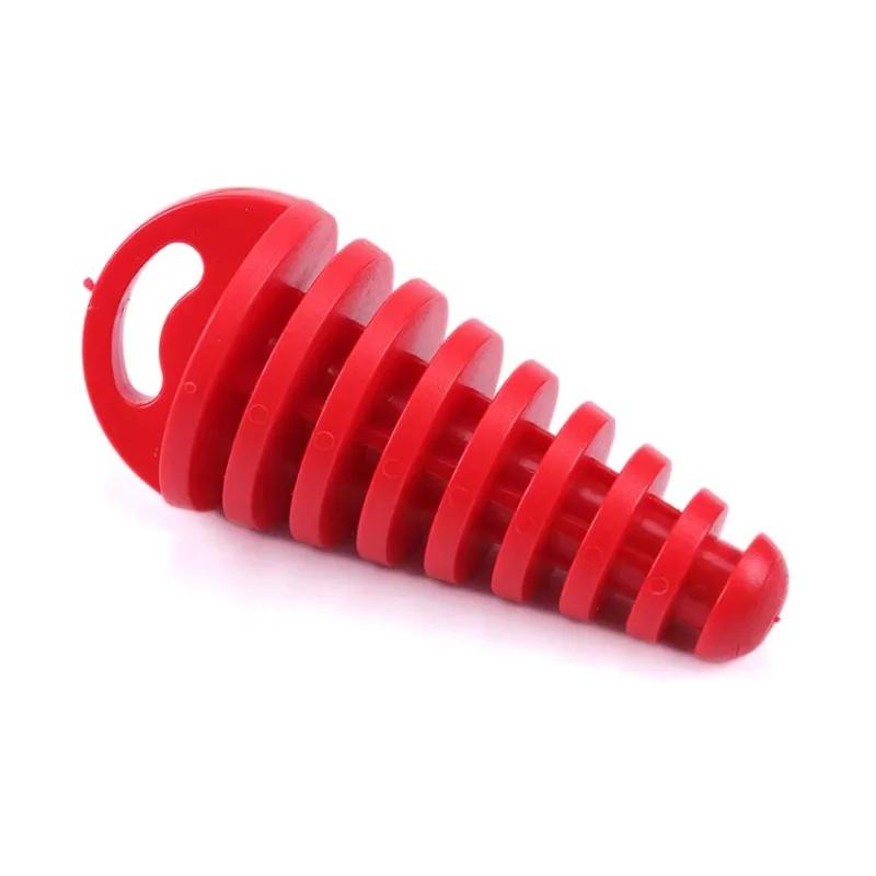 Exhaust Pipe Plug Motorcycle Tailpipe Rubber Bleeder Plug Exhaust Silencer Wash Plug Pipe Protector  for Yamaha Honda Kawasaki
