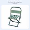 Foldable Stool With Spinerest Foldable Design Foldable Chair With Spinerest Space-Saving Long-Lasting For Fishing