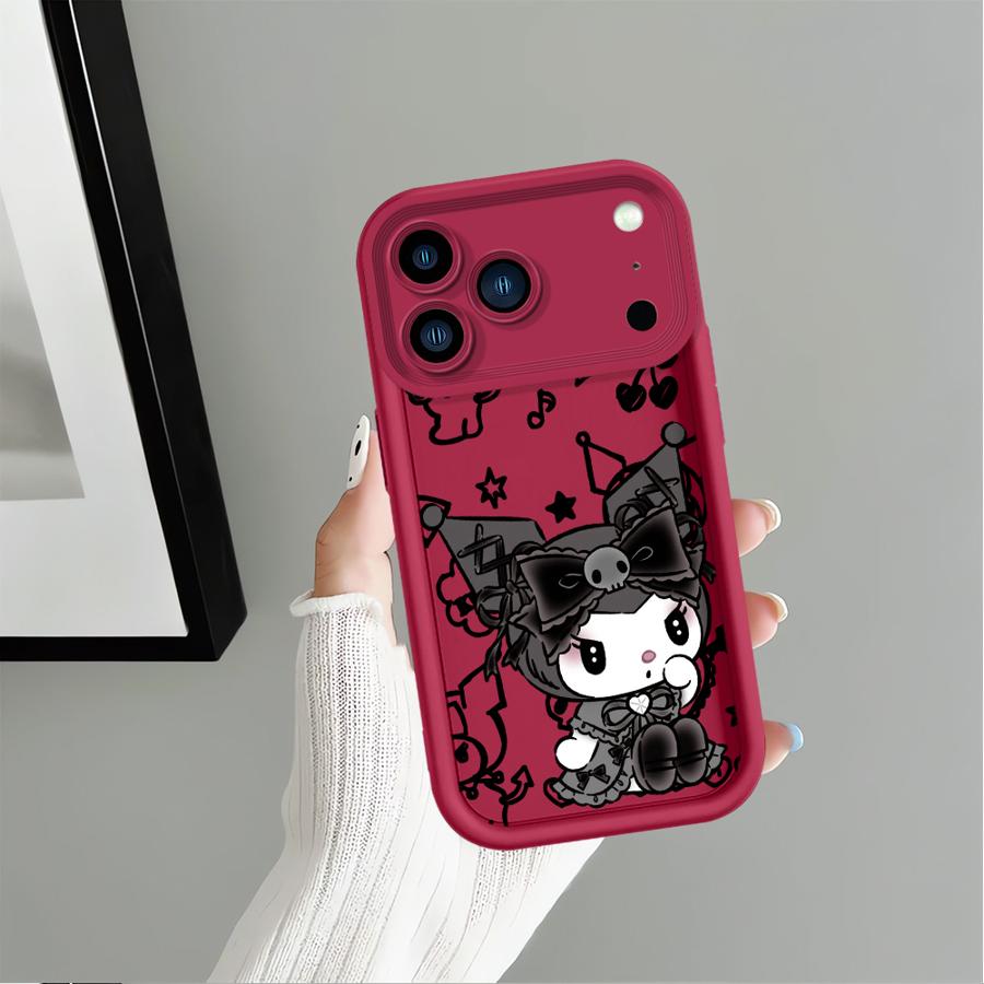 Phone Cover Case for Apple iPhone 17 Pro Max 14 Plus 12 Air XS 16 15 11 16e XR 13 Mini Sanrio Cool Kuromi