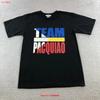 Unisexny Pacquiao T-Shirt Unisex S M Schwarz Team Vintage Grafik Mann Lässig Mode Bequem Designer Kleidung Streetwear