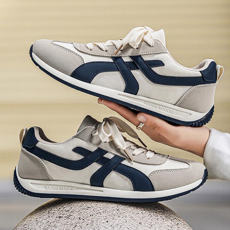 TUINANLE Herren Plateau-Sneaker mit dicker Sohle, atmungsaktives Mesh, leicht, Dad Shoes, Freizeit-Sportschuhe zum Gehen