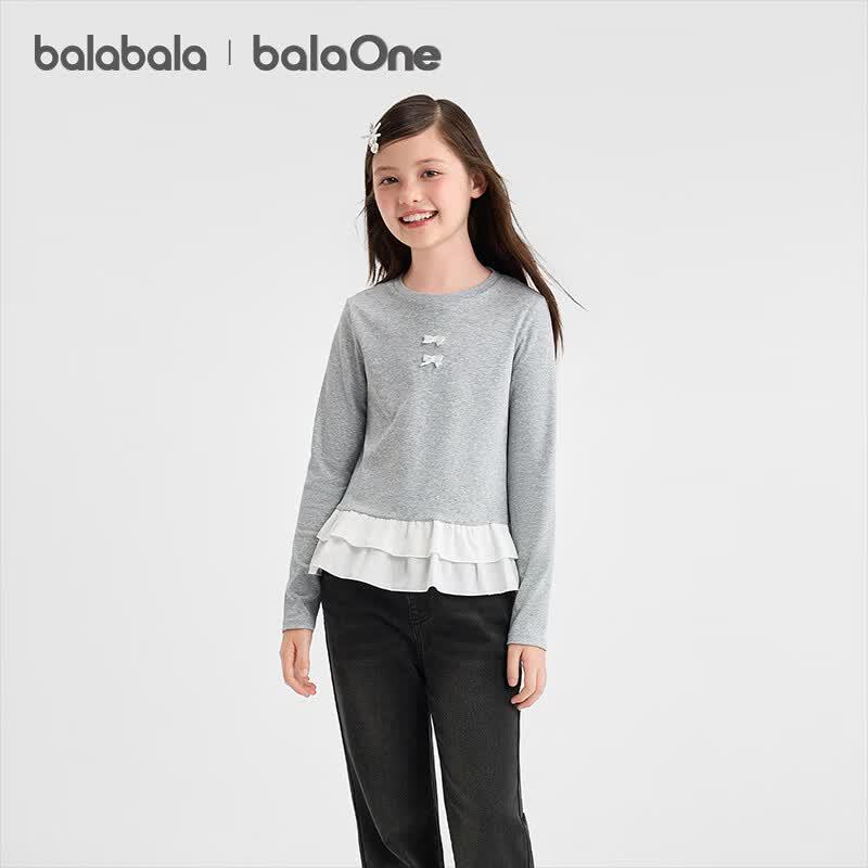 Balabala Girls' Long-Sleeve T-Shirt