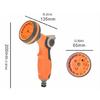 Hose Water Sprayer Adjustable Car Washer 8 Sprayer Pattern Sprayer Portable High Pressure Sprinkler Nozzle Garden Water
