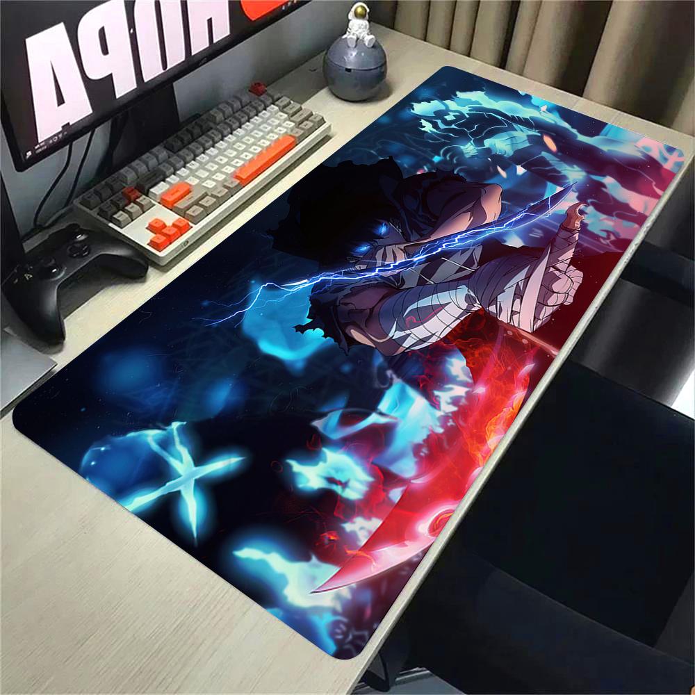 Anime Solo Leveling HD Printing Mousepad xmm Computer Gamer Lock Edge Nonslip Mouse Pad XXL Keyboard PC Protect Table Pad