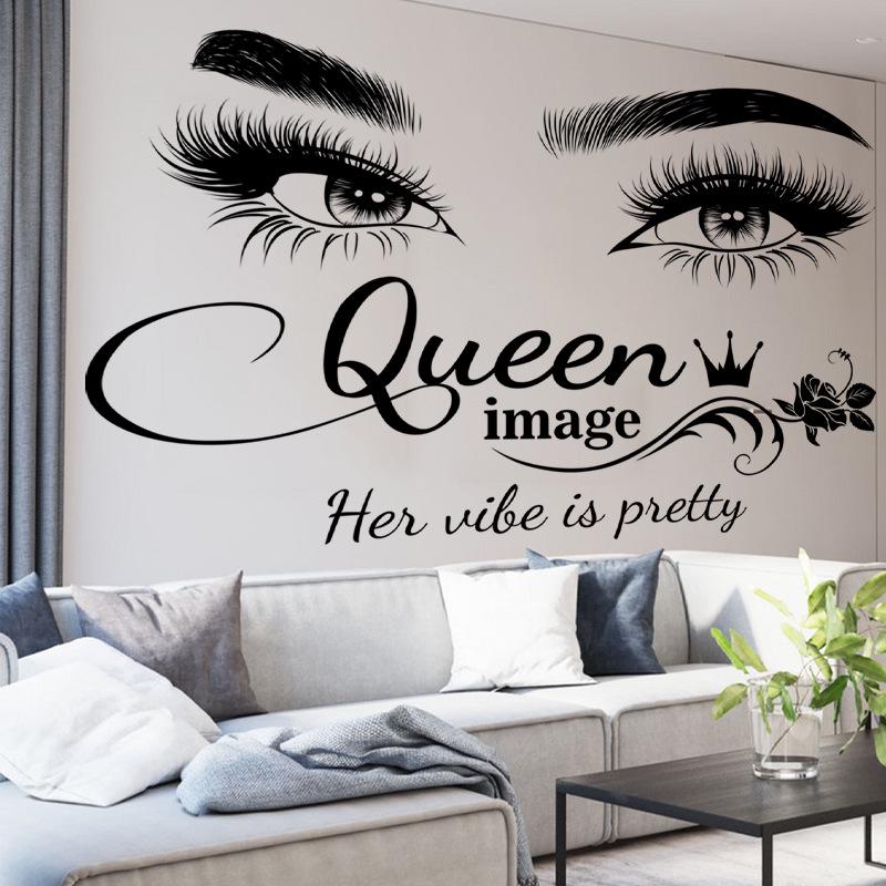 Queen's Image Decorative Wall Sticker for Living Room or Bedroom