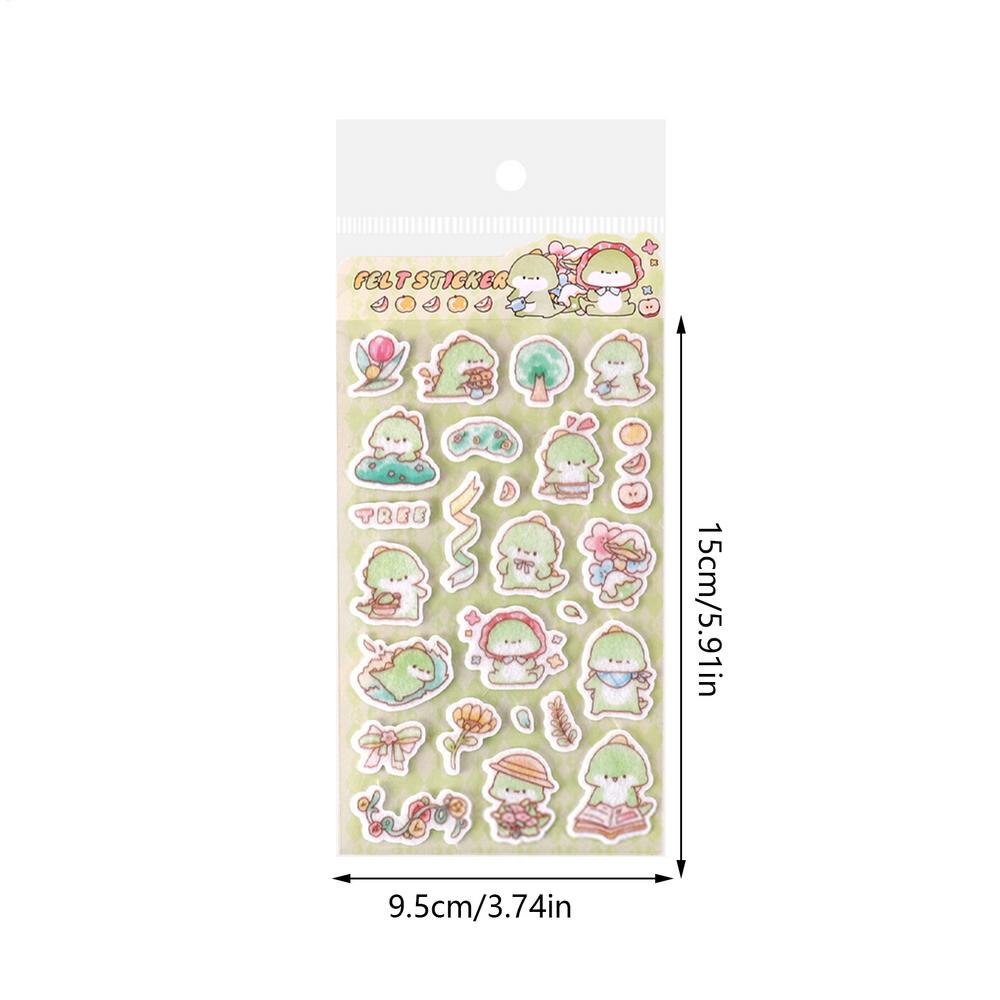 1 Sheets 3D Puffy Stickers For Kids Funny Cartoon Animal Stickers Self-adhesive Scrapbooking Sticker For Journal Notebook Decor