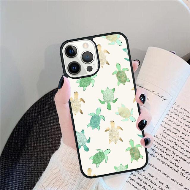 Baby Sea Turtles Beach Phone Case Cover For iPhone 17 Air 15 16 Pro Max 14 13 12 11 Pro Max Plus Coque Shell