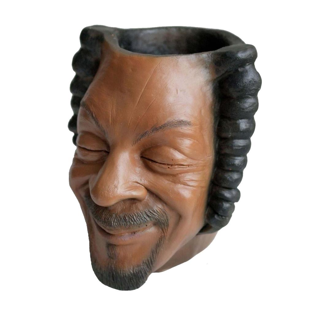 Fun Character Head Pen Holder  Planter Character Fun Decorative Pen Holder Ornament