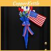 Independence Day Red White Tulip Umbrella Wall Decor For Holiday Door And Window Display