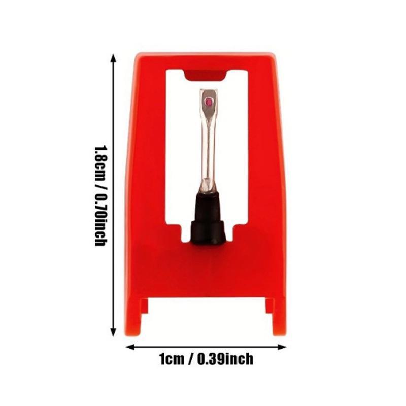 Grammophon-Rubin-Phonographennadel für LP-Vinyl-Plattenspieler – Piezoelektrisches Keramik-Tonabnehmer-Zubehör