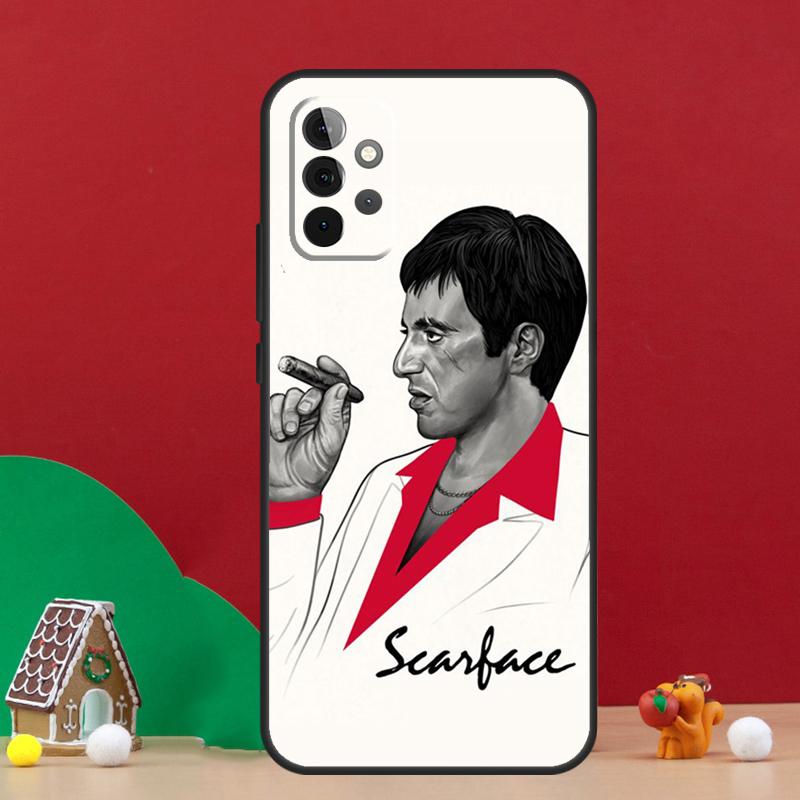 Scarface Tony Montana Film Case For Samsung Galaxy A56 A33 A13 A36 A23 A52 A32 A12 A54 A34 A14 A16 A53 A15 A35 A55 A17