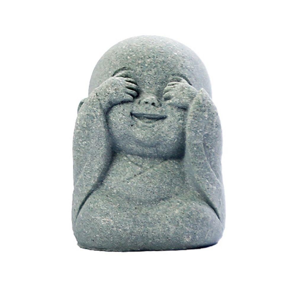 Monk Statue Gift Cute Little Monk Figurine Sandstone Delicate Dolls Buddha Statue DIY Chinese Style Desktop Cculpture Hallway