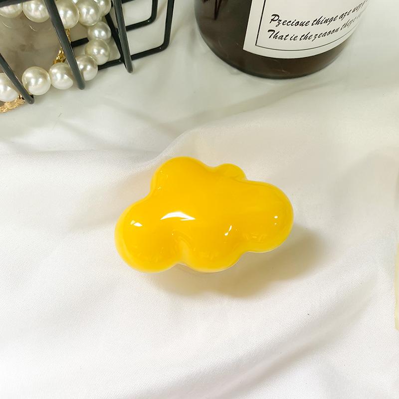 Original Mobile Phone Airbag Wind Solid Color Simple Glue Cloud Retractable Folding Desktop Lazy Bracket