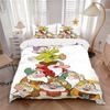 3Pcs Seven Dwarfs Pyramid Bedding Sets For All Sizes New 3D Printed Bed Cover Comforter Duvet Cover Pillowcase Bedroom Decoration