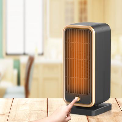 Portable Ceramic Electric Space Heater, Quiet, Square Shape, Tip-over Protection Plug, No Energy Efficiency Rating, for Bedroom, Living Room, Office