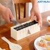 DIY Round Sushi Mold Love Sushi Maker Square Sushi Cutting Rice Ball Tool Set Rice Ball Mold