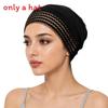 Silk Cotton Sunshade Headscarf With Adjustable Fit And Rhinestone Decor For Summer And Winter Fashion