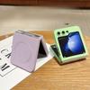 Suitable for Samsung ZFlip6 Magnetic Suction Mobile Phone Case Flip5 Solid Color ZFlip4 Imitation Liquid Soft Tpu Full Inclusive ZFlip3