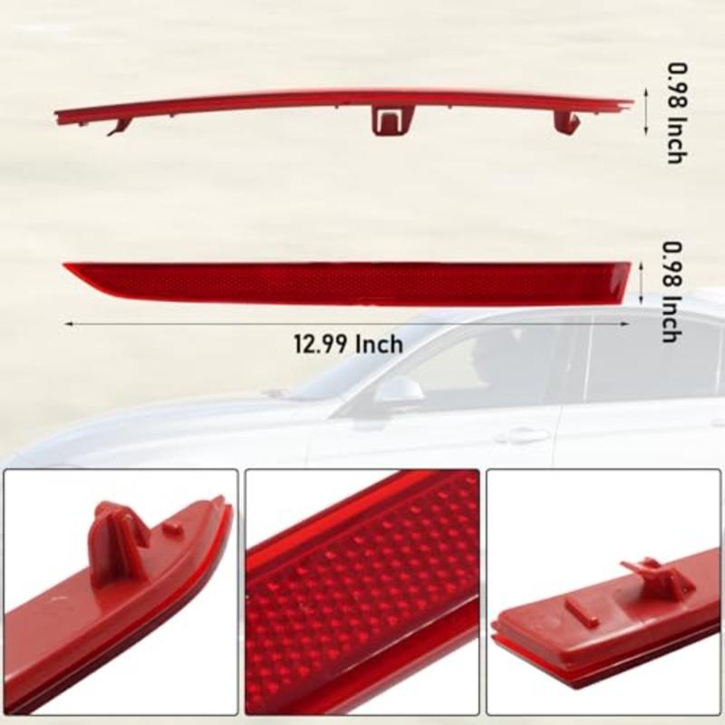 1 Pair Left Right Rear Bumper Reflector For BMW 3-Series F30 F31 M Sport 2012 2013 2014 205 2016 2017 63147847165 63147847166