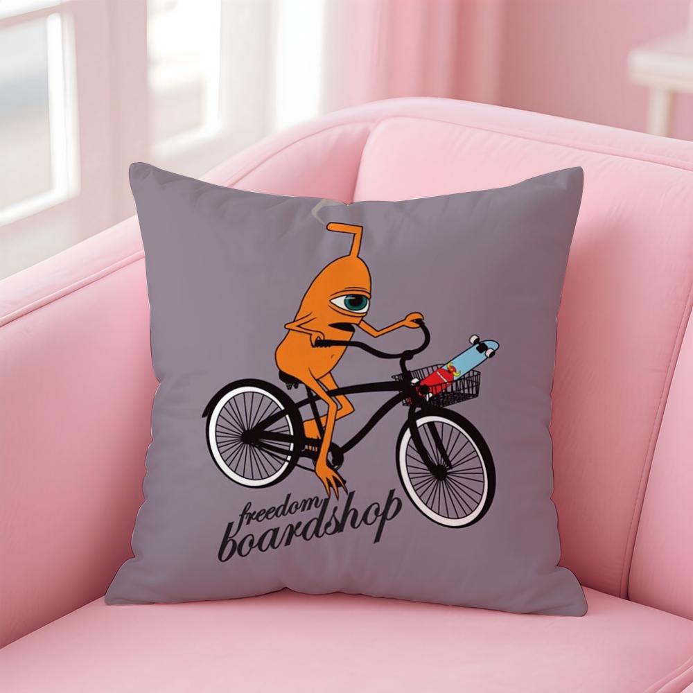 Brand T-Toy MachineS Skate Cushion Cover Comfortable Reversible Pillow Cover Ideal for Car Sofa Bedroom & Beyond
