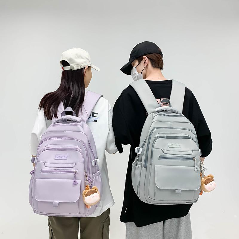 Backpack for Men Simple Large Capacity Travel Backpack for Women Casual Japanese Junior High School High School College School School Bag for Men