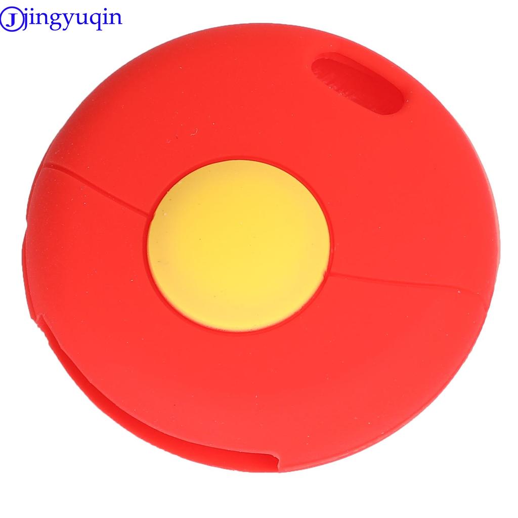 Jingyuqin 1B Remote Car Key Silicone Cover Case For Benz Smart Fortwo 1998-2012 US Holder Styling