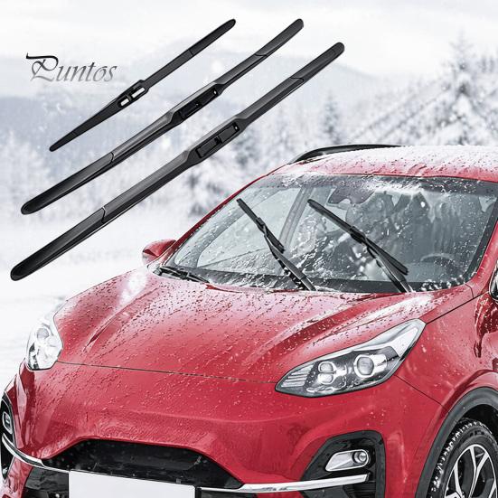 UV Resistant Wiper Blades 3 Pcs 26" 16" 11" Windshield Replacement for Kia Sportage Easy Installation 2016 2017 2018 2019 2020, All Weather Front Rear