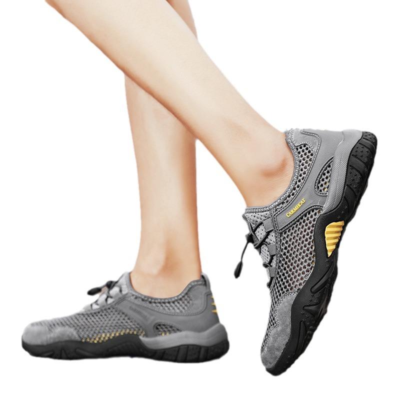 Large Size Mesh Breathable New Summer Running Shoes Men's Casual Shoes Lightweight Large Mesh Outdoor Shoes