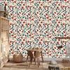Ladybugs Wallpaper Cream and Light Gray for Living Room and Bedroom 50x1000