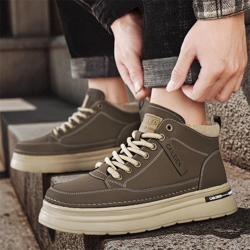 Men 's Casual Four Seasons Fashion Martin Students Comfortable Sneakers Boys Trending Soft Sole Breathable Shoes