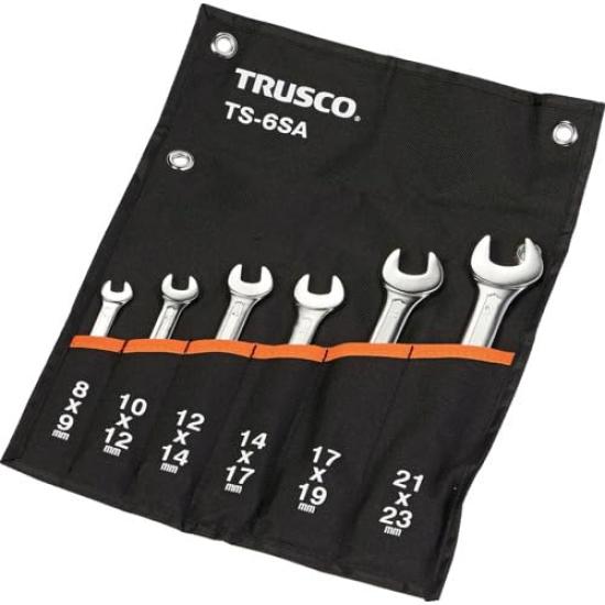 TRUSCO Wrench Set Double-Ended (6-Piece Set) TS-6SA