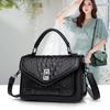 Fashion Women's Bag Chain Crossbody Shoulder Bag New Crocodile Pattern Small Square Bag