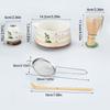 Matcha Tea Ceremony Set - 2pcs/4pcs/5pcs Traditional Kit with Bowl, Whisk & Spoon - Perfect Gift for Holidays & Home Decor
