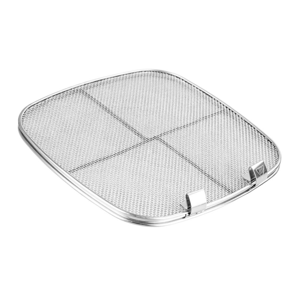 Stainless Steel Fine Mesh Splatter Screen Fit for Foodi AG301 AG300 AG300C AG301C AG302 AG400 5 in 1 Indoor Grill Fryer