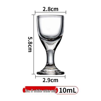 ZISIZ Kleine Glas Baijiu Schnapsgläser Set